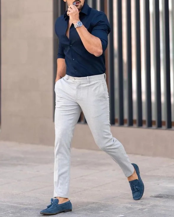 Exemplo de look esporte fino masculino