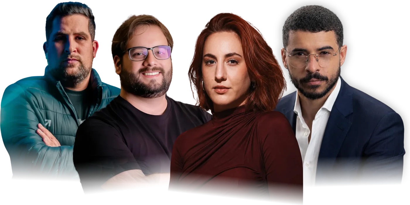 Diego Rizzo, Victor Silva, May Portugal e Bruno Berrios
